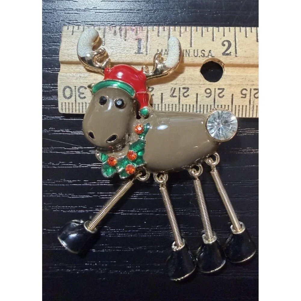 Season Greetings christmas moose